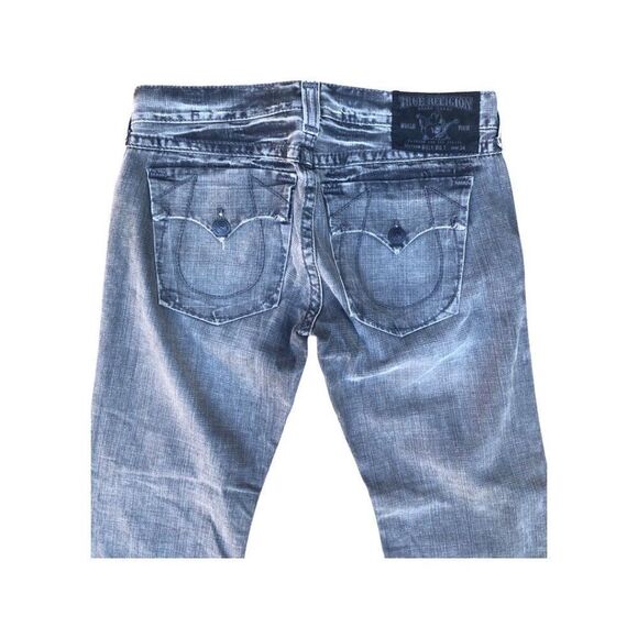 TRUE Religion Jeans Size 38 BILLY BIG T Gray - Picture 12 of 13